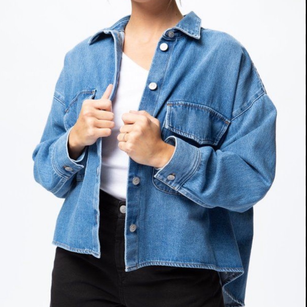 MM6 maison Margiela body denim jacket